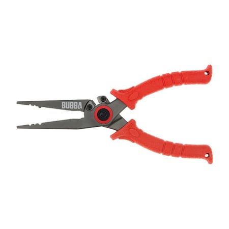 Mazza Bubba Blade  8.5 in. Stainless Steel Fishing Pliers, Red 4020106